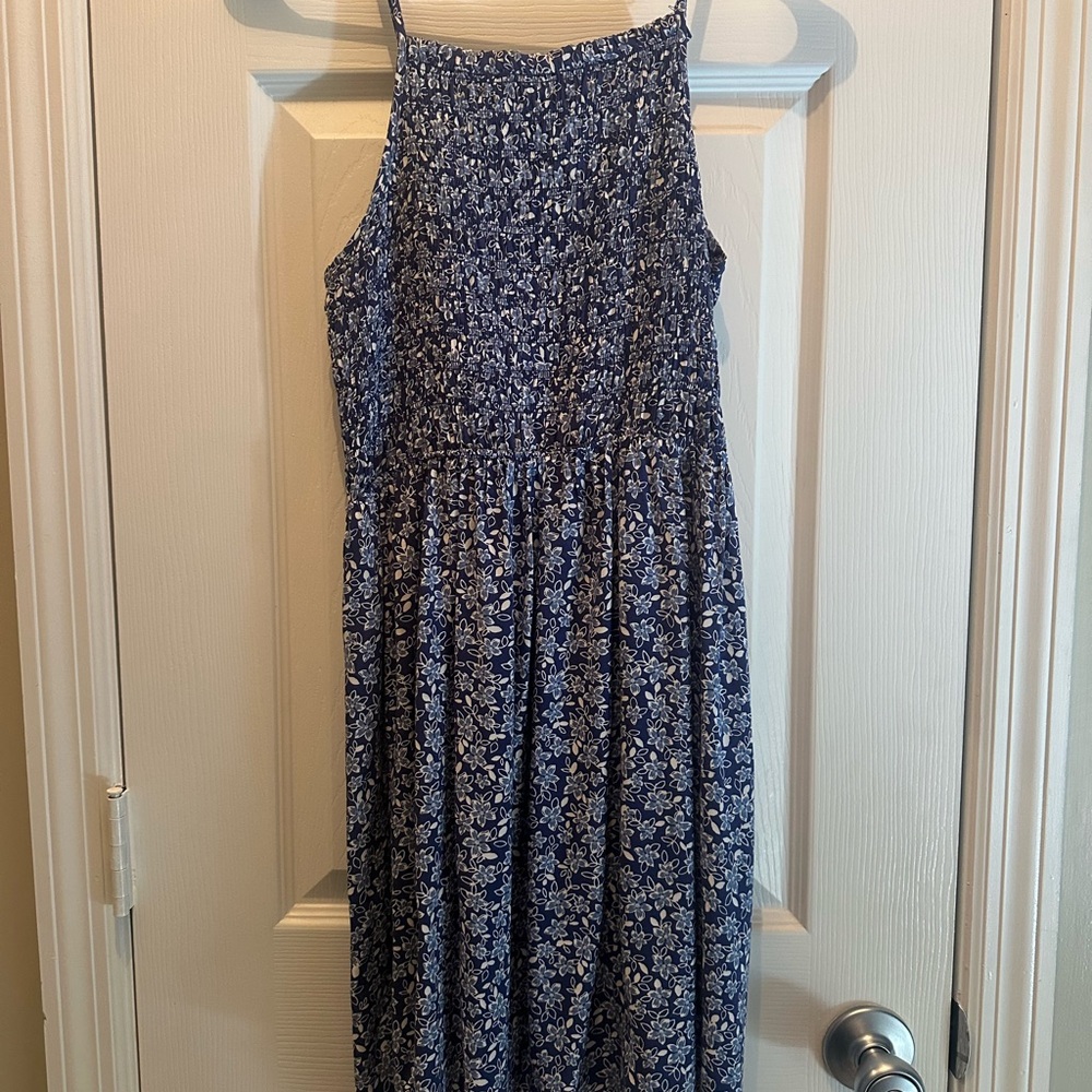 Copper Key Navy Floral Dress